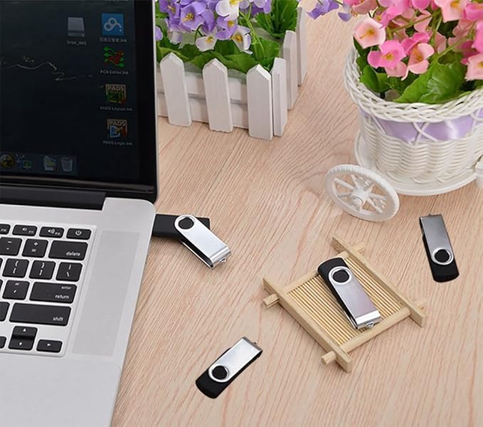 USB Flash Drive 1GB 50 Pack, Bulk USB 2.0 Flash Drives Thumb Drive Swivel - Image 7