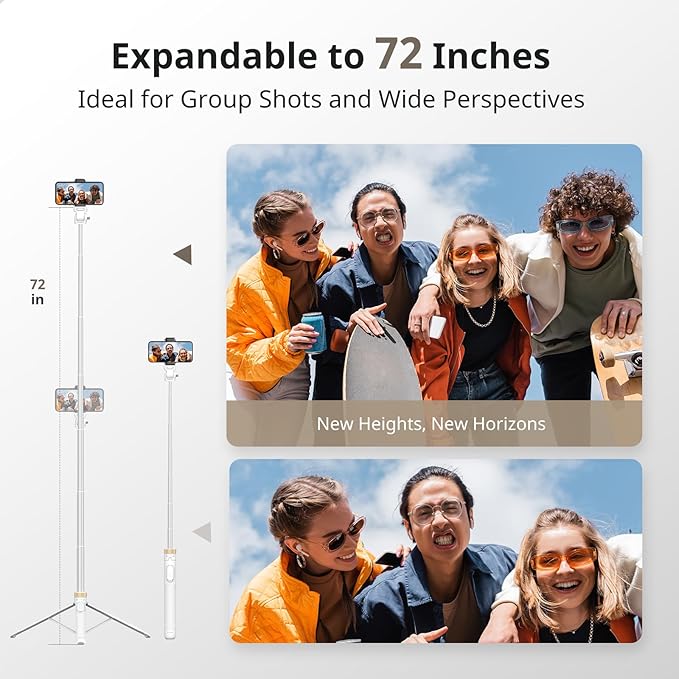 SENSYNE 72" Phone Tripod, Extendable - Image 3
