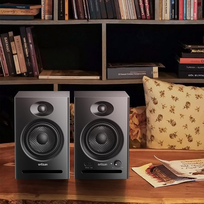 Ortizan C7 Dual-Mode 2.0 Studio Monitors, Active Monitor Speakers - Image 5