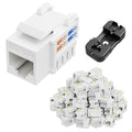 iwillink 10Gbps Cat6 Keystone Jack and Punch-Down Stand, RJ45 Ethernet Keystone by IWILLINK
