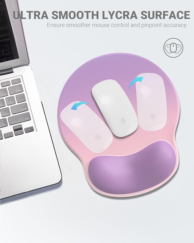 Ergonomic Mouse Pad Wrist Support, Comfortable Mouse Pad Wrist Rest, Relieve - Image 5