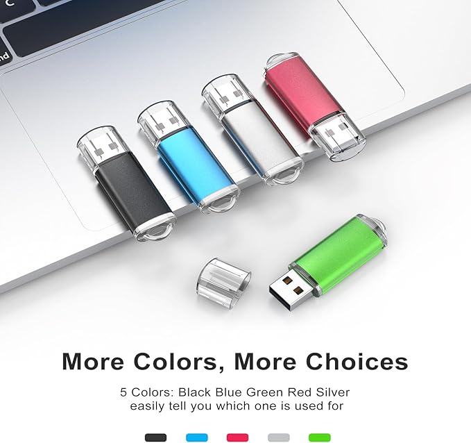 TOPESEL 32GB 10 Pack USB Flash Drive Flash Drive 2.0 Memory Stick Fold Storage - Image 7