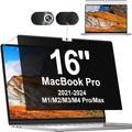 Privacy Screen MacBook Pro 16 Inch 2021-2024, Magnetic Removable Anti Blue by Mamol