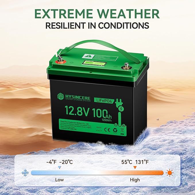 12V 100Ah Mini LiFePO4 Lithium Battery, 12V Deep Cycle Lithium Rechargeable - Image 7