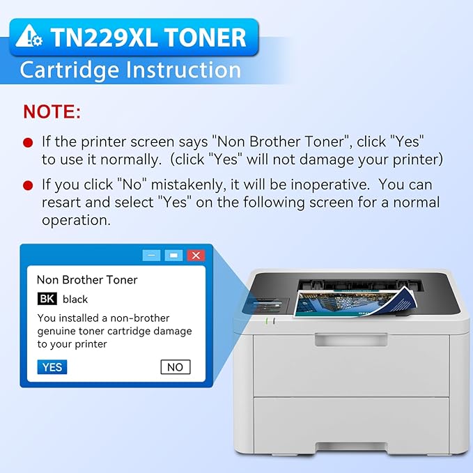 ZIPRINT TN229XL TN229 Toner 4 Pack Compatible Replacement - Image 6