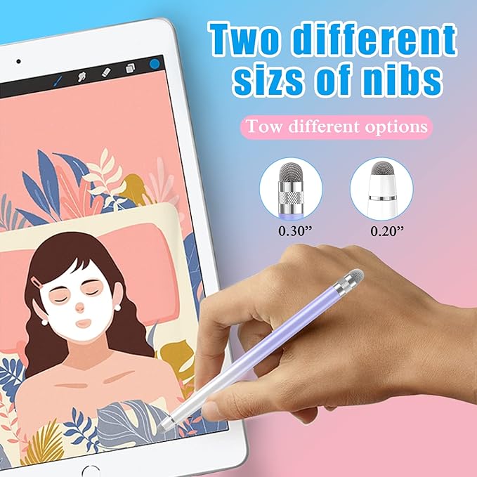2PCS Stylus Pens for Touch Screens, Stylus Pen for iPhone/iPad/Tablet - Image 3