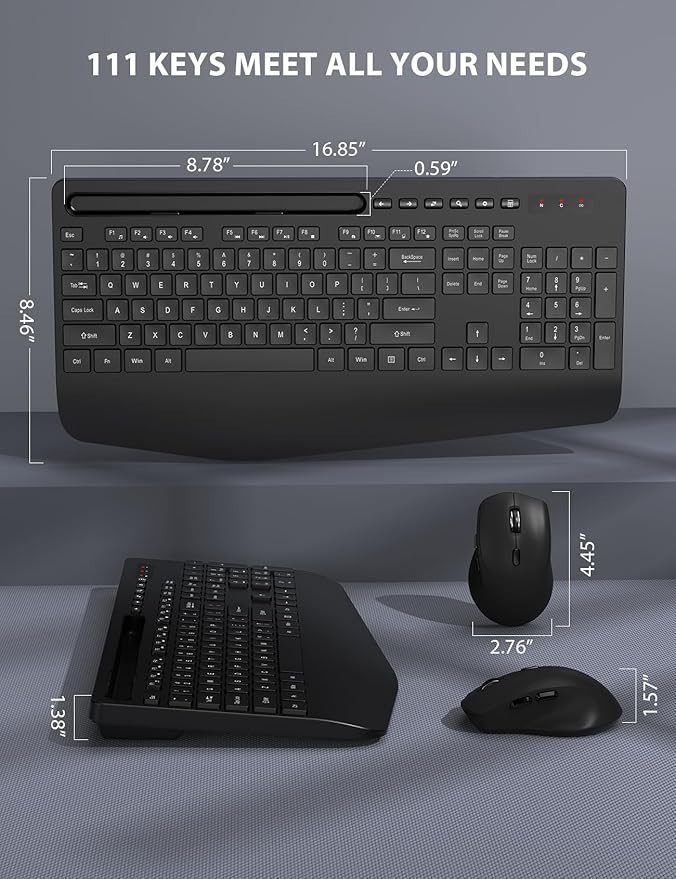Wireless Keyboard and Mouse Combo 2 Pack - Image 7