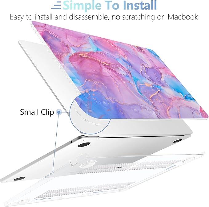 MEEgoodo for M4/M3/M2 MacBook Air 15.3 inch Case 2025 2024 2023, Case Fit Model - Image 5