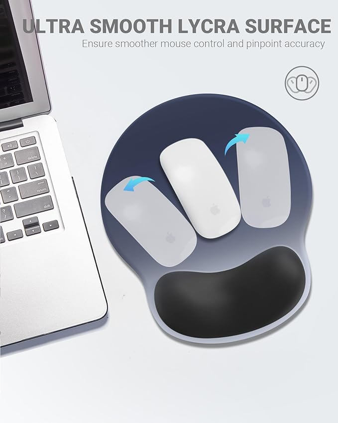 Ergonomic Mouse Pad with Wrist Rest, Large Mousepad, Wrist Support Mouse Mat - Image 5