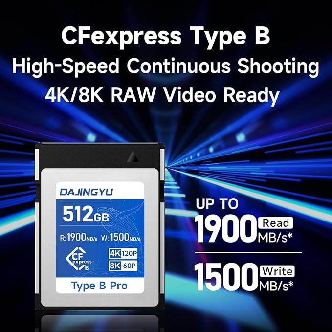 512GB CFexpress Type B Memory Card VPG400 Up to 1900/1500 MB/s Read/Write- - Image 2