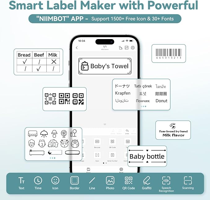 NIIMBOT B1 Label Maker Machine - Image 4