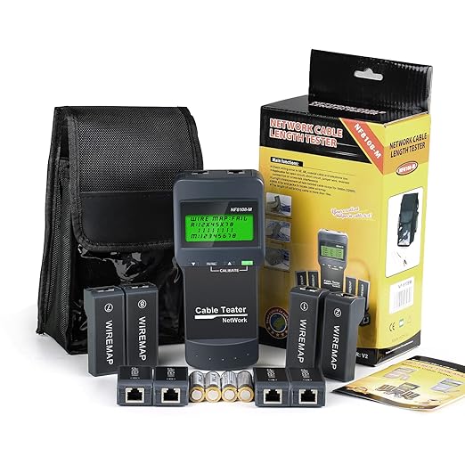 RJ45 Network Cable Tester, VXSCAN 8 Remote Units Network LAN Length Ethernet - Image 7