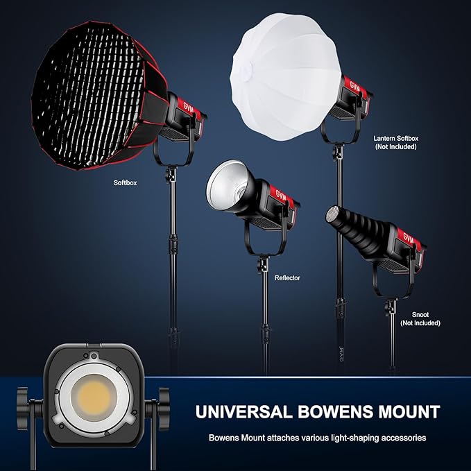 GVM 200W LED Video Light with Softbox, SD200B Photography Lighting Kit with - Image 7