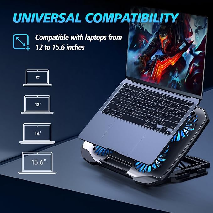Laptop Cooling Pad, Gaming Laptop Cooler - Image 6