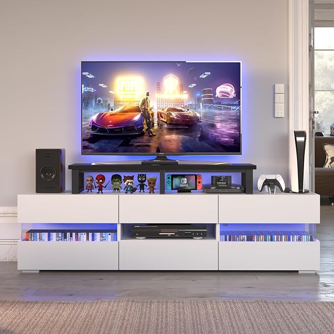 YAOHUOO 45" Large TV Riser for 32-60 inch TV, TV Riser Stand Shelf - Image 4