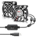 Wathai 2PCS 50mm x 10mm 5V Mini Box USB Computer Fan by Wathai
