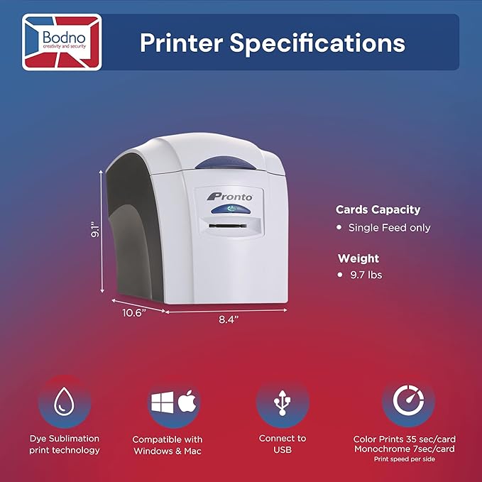 Magicard Pronto ID Card Printer & Super Supplies Package - Image 5
