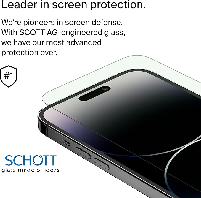 Belkin ScreenForce UltraGlass Blue Light Filter Screen Protector - Image 3