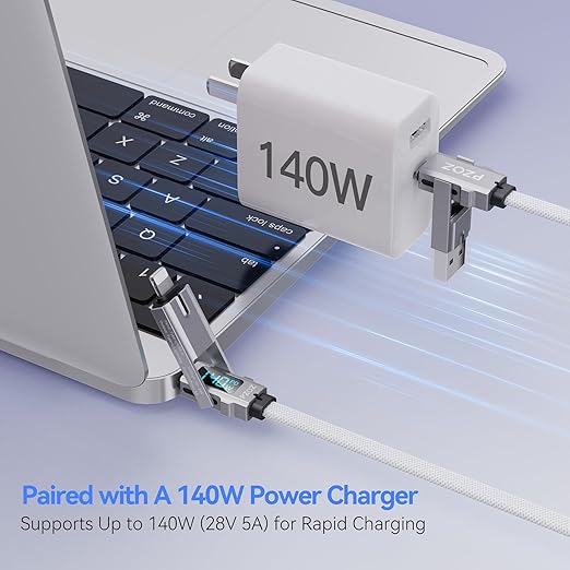 pzoz 4-in-1 USB C Fast Charging Cable - Image 4