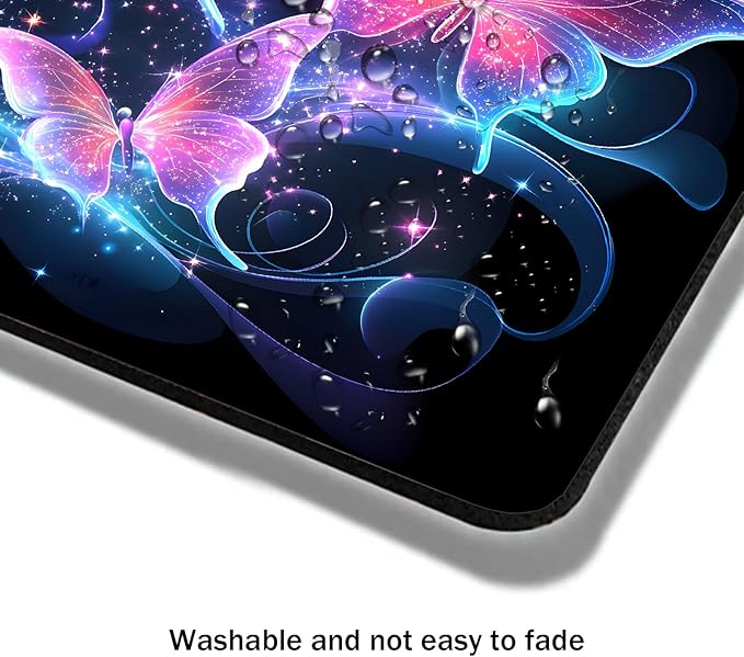 Mouse Pad, Cute Glitter Butterfly Mouse Pads - Image 4