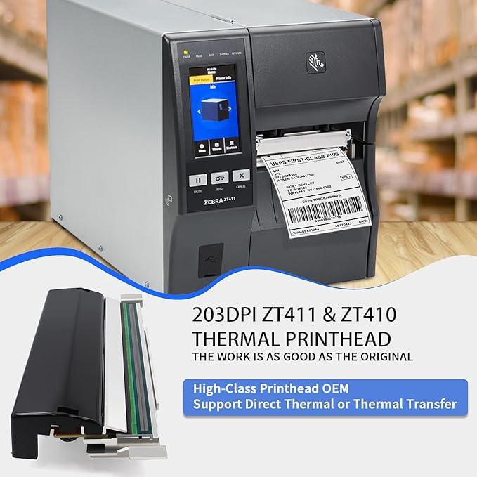 P1058930-009 New Printhead for Zebra ZT411 ZT410 Thermal Industrial Printer - Image 2