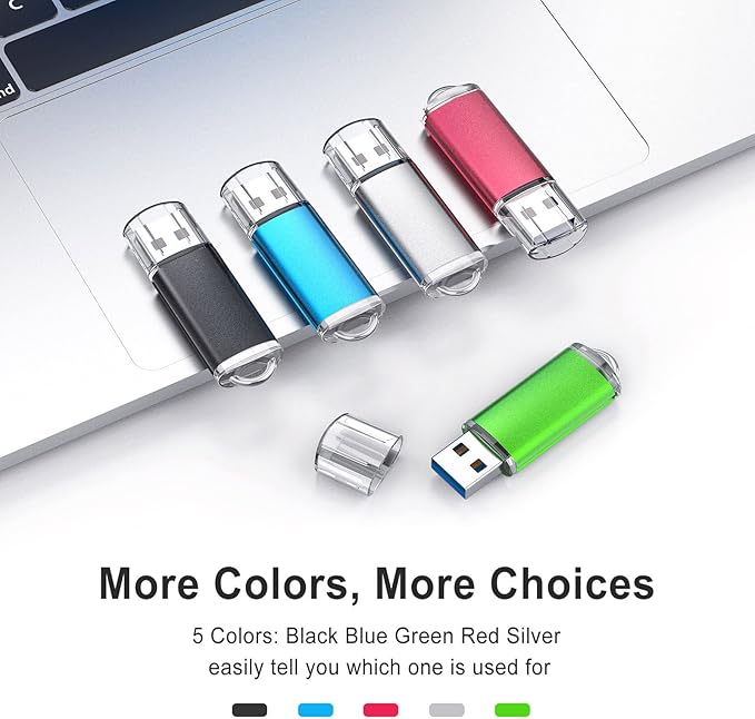 TOPESEL USB Flash Drive 5 Pack 32GB USB 3.0 Flash Drive High Speed 32gb Flash - Image 6