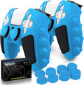SIKEMAY Anti-Slip PS5 Controller Skin, Soft Thicken Non-Slip Studded Silicone by SIKEMAY