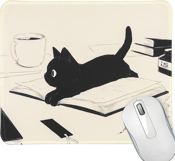 Funny Mouse pad Square Cute Mouse Mat by WUFCIYBO