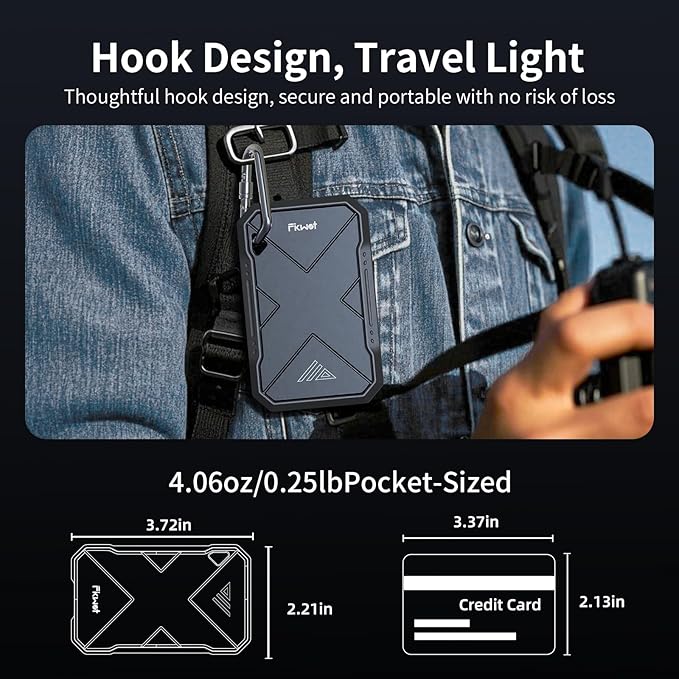 1TB Portable SSD, USB 3.2 Gen2 USB-C, IP68 Water & Dust Resistant, Shockproof - Image 5