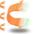 Rapink Patch Cables Cat6 1ft, Ethernet Patch Cable 10G Support, Cat 6 Patch by Rapink