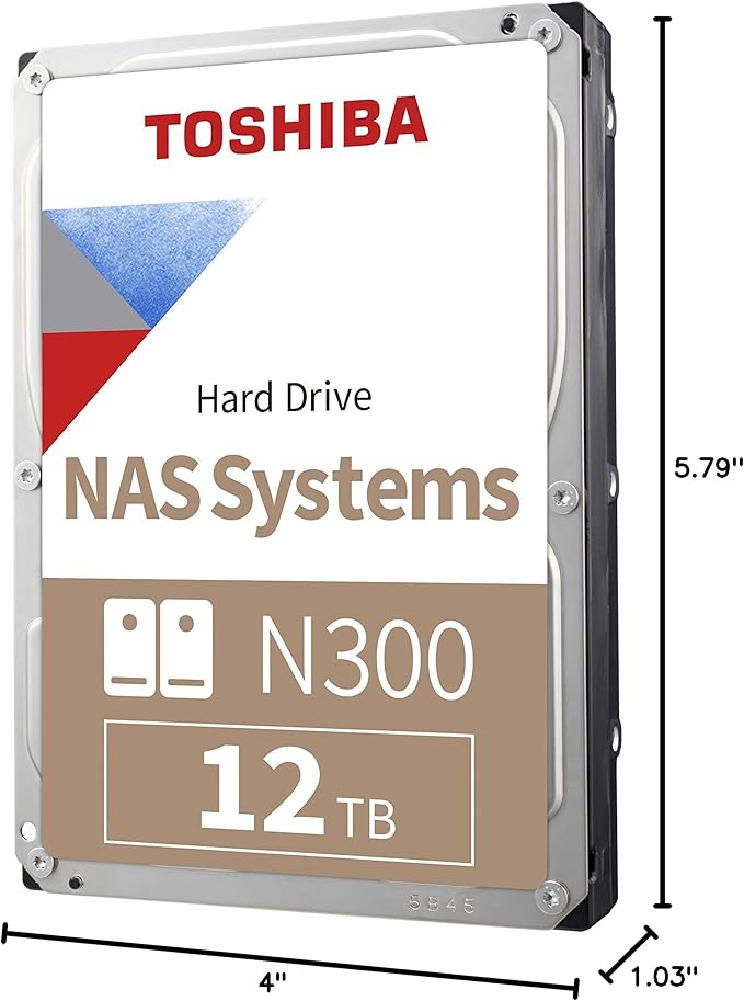 Toshiba N300 12TB NAS 3.5-Inch Internal Hard Drive - Image 7