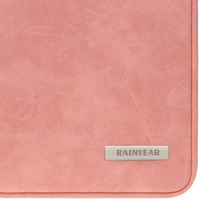RAINYEAR 13 Inch Laptop Sleeve PU Suede Leather Case Protective Cover Water - Image 7