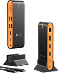 NOVOO 15-in-1 Vertical/Horizontal USB C Docking Station Triple Monitor – by NOVOO