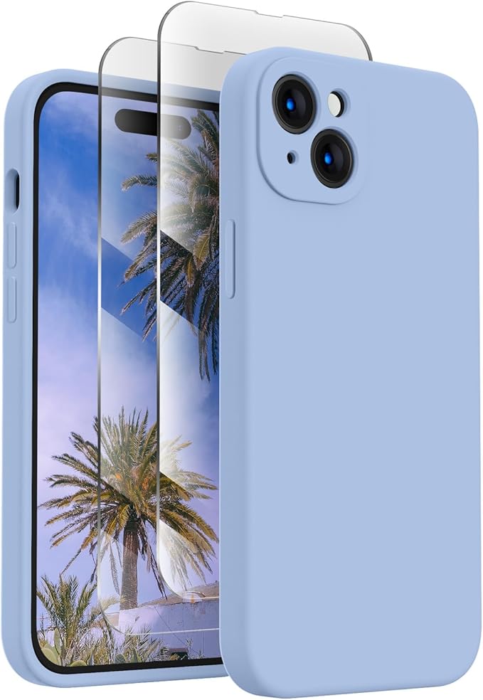 FireNova Designed for iPhone 15 Plus Case, Silicone Case with, Soft by FireNova