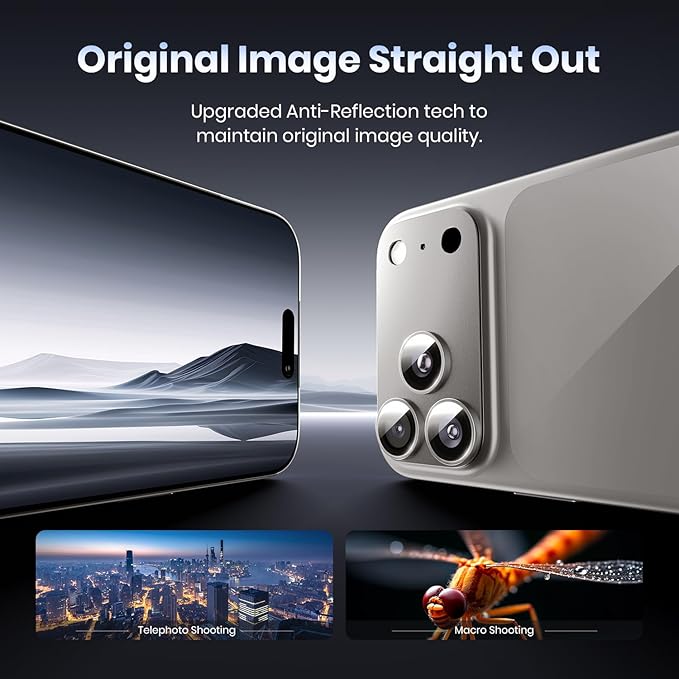Hoerrye for iPhone 17 Pro Camera Lens Protector - Image 4