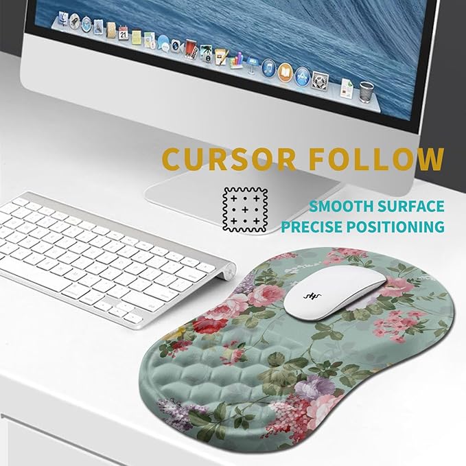 Hokafenle Ergonomic Mouse Pad Wrist Support, Wrist Rest Mousepad - Image 6