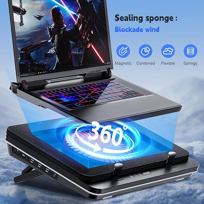 GT600 Laptop Cooling Pad Equipped - Image 3