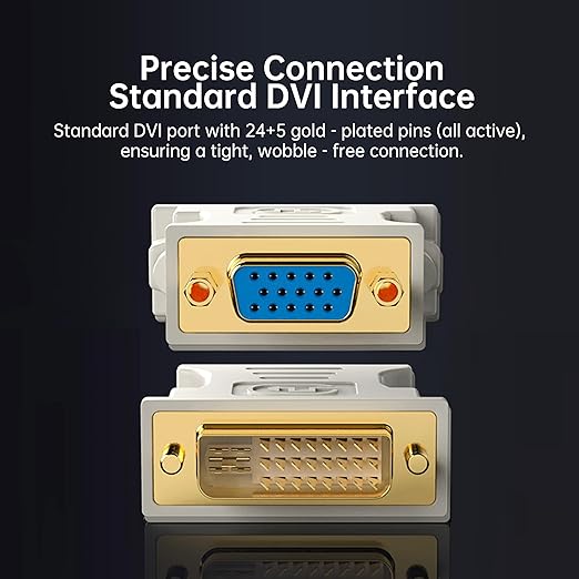 DVI to VGA Adapter – Gold-Plated Connector - Image 3