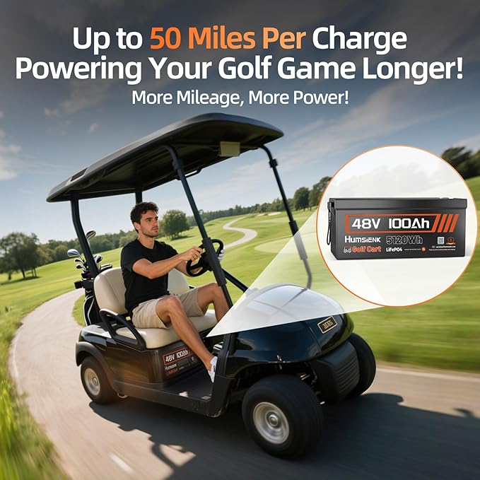 4PCS 48 Volt Lithium Battery for Golf Cart - Image 8