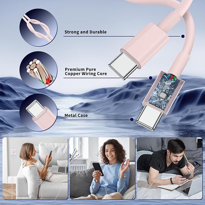 Super Fast Samsung Charger Type C, 45W Dual Port USB C Fast Charger Block & - Image 5