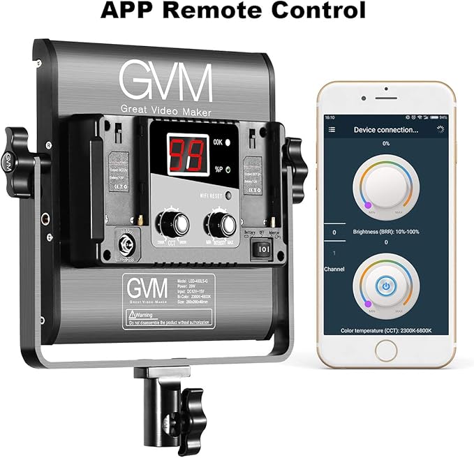 GVM Led Bi-Color Video Lights - Image 8
