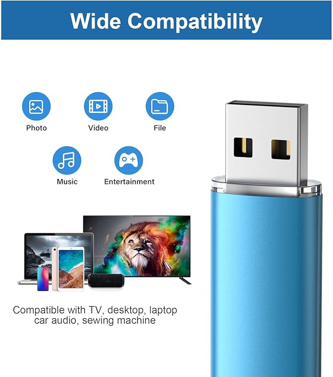 TOPESEL 50 Pack 4GB USB 2.0 Flash Drive High Speed 4G Thumb Drive Memory Stick - Image 7
