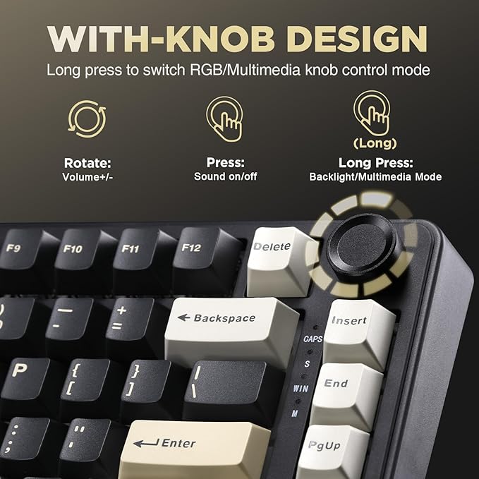 YUNZII B75 Mechanical Keyboard, 75% Layout - Image 7