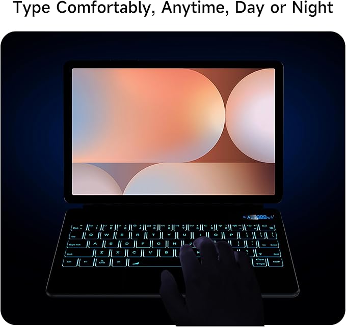 Keyboard Case for 12.4-inch Samsung Galaxy Tab S10+ Plus/S9+ Plus/S9 FE+ - Image 8