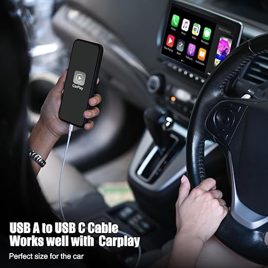 Car Carplay Cable USB to USB C Cable - Image 2