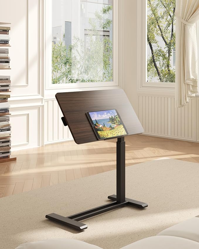FLEXISPOT H7 PRO Mobile Standing Desk Adjustable Overbed Table Pneumatic - Image 8