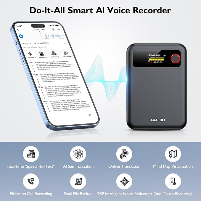 AI Voice Recorder with Transcribe Summarize: Note Voice Recorder with APP - Image 2