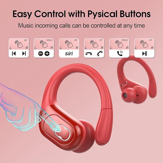 Wireless Earbuds 75hrs Bluetooth 5.4 Headphone Sport, 2025 Bluetooth Earbuds - Image 7