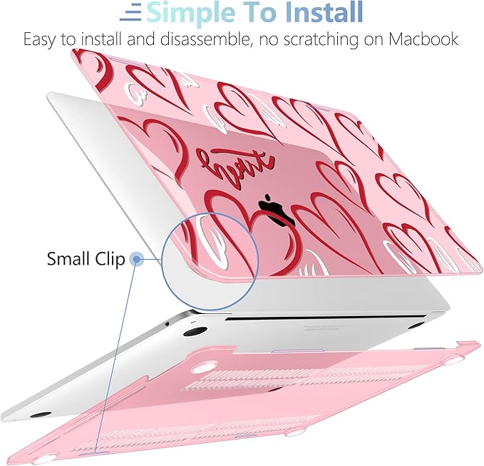 MEEgoodo Case for MacBook Pro 13 inch Case 2022 2021 2020 New A2338 M2/M1 A2251 - Image 4