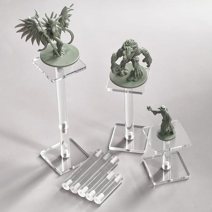 AAiphuwew 3pcs Combat Risers for Flying Miniatures, Adjustable Height by AAiphuwew